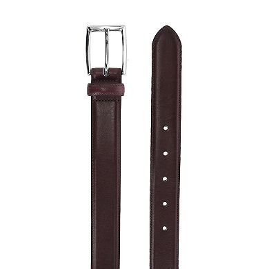 Crookhorndavis Men's The Edward Slim Calfskin Leather Belt