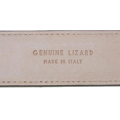 Crookhorndavis Men's Tejus Lizard 32mm Belt