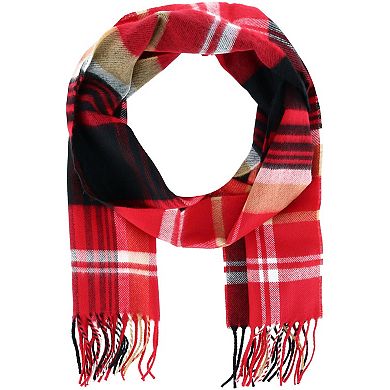 David & Young Soft Plaid Winter Scarf