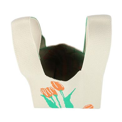 Women's Mini Knit Tote Bag