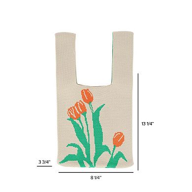 Women's Mini Knit Tote Bag