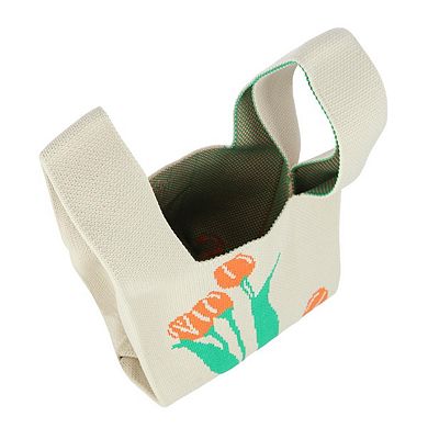 Women's Mini Knit Tote Bag
