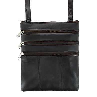 Women's Leather Phone Pocket Crossbody Handbag