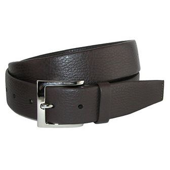 Crookhorndavis Men's Parma Buttercalf Grain Tubular Leather Dress Belt