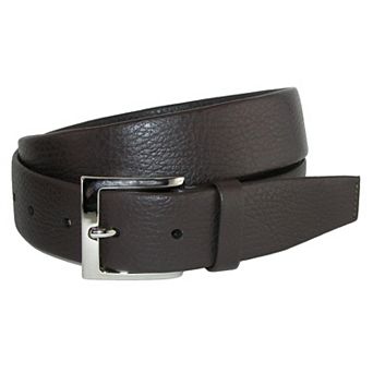 Crookhorndavis Men's Parma Buttercalf Grain Tubular Leather Dress Belt