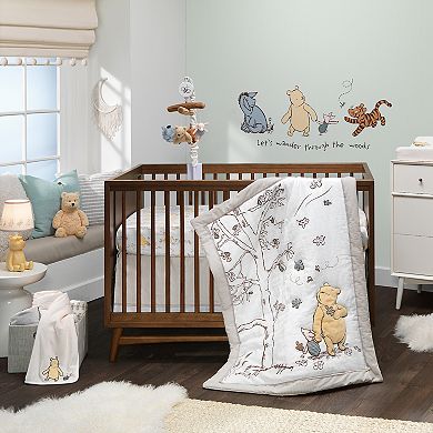 Lambs & Ivy Storytime Pooh Wall Decals - Beige, Animals, Disney, Bear