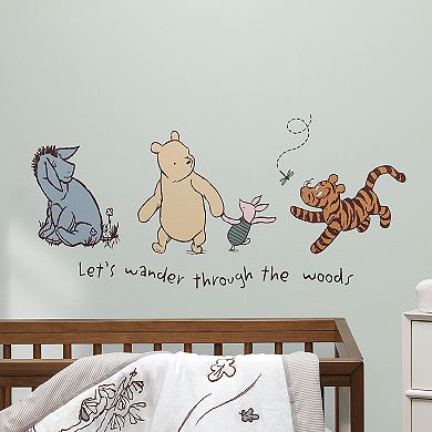 Lambs & Ivy Storytime Pooh Wall Decals - Beige, Animals, Disney, Bear