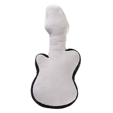 Lambs & Ivy Rock Star Plush Guitar Instrument Stuffed Toy - Gray/black