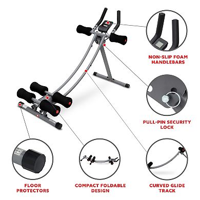 Sunny Health & Fitness Core Glider Ab Trainer Machine