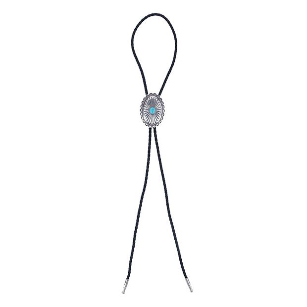 ネックレス・チョーカー Numbering Western Concho Bolo Tie #7810 SA5B0011 Amazon.com: Braided Shoestring Bolo Tie With Metal Carving