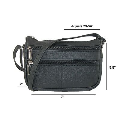 Women's Multi Pocket Adjustable Shoulder Bag Cross Body