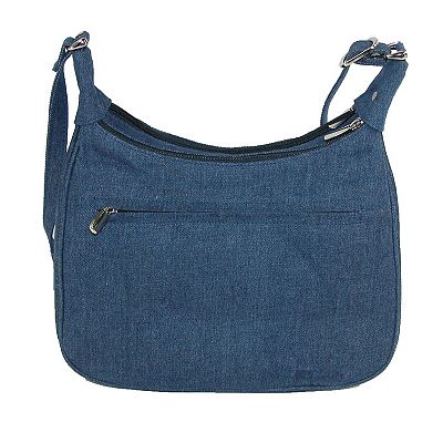 Denim Shoulder Handbag With Adjustable Strap Denim Shoulder Handbag With Adjustable Strap