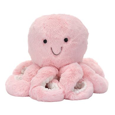 Lambs & Ivy Sea Dreams Pink Plush Octopus Stuffed Animal Toy - Bubbles