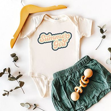 Summer Girl Retro Baby Bodysuit