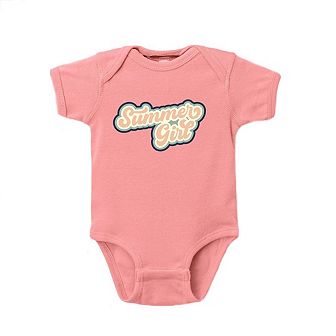 Summer Girl Retro Baby Bodysuit