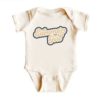 Summer Girl Retro Baby Bodysuit