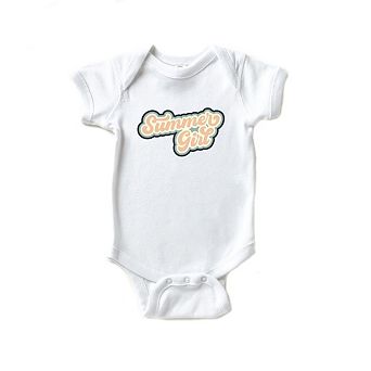 Summer Girl Retro Baby Bodysuit