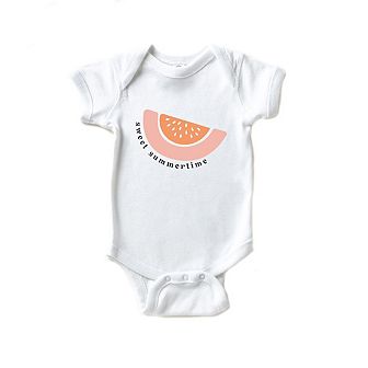 Sweet Summertime Watermelon Baby Bodysuit