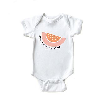 Sweet Summertime Watermelon Baby Bodysuit