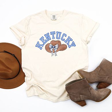 Simply Sage Market Kentucky Hat With Bow Garment Dyed Tee