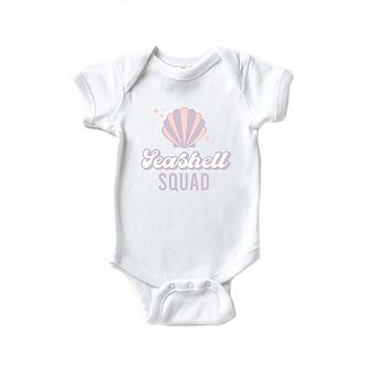 Seashell Squad Baby Bodysuit