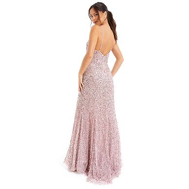 Quiz Women's Sequin Strappy Evening Dress