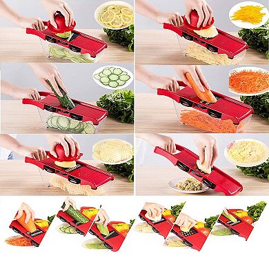 Vegetable Slicer Cutter Chopper Grater Julienne