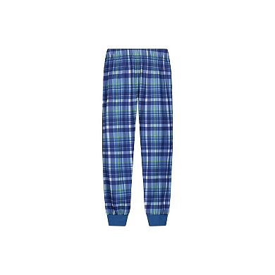 Sleep On It Boys 2-Piece Short-Sleeve Jersey Pajama Top and Pajama Pants Set