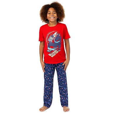 Sleep On It Boys 2-piece Short-sleeve Jersey Pajama Pants Set