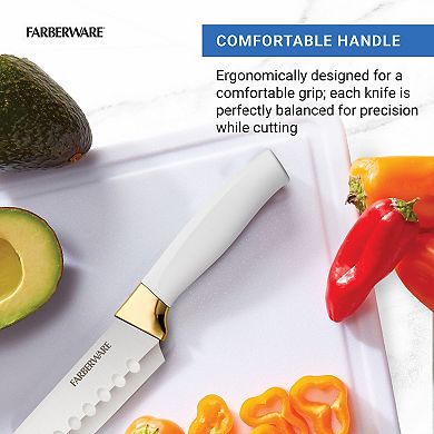 Farberware® 14-pc. Knife Block Set with Built in Sharpener