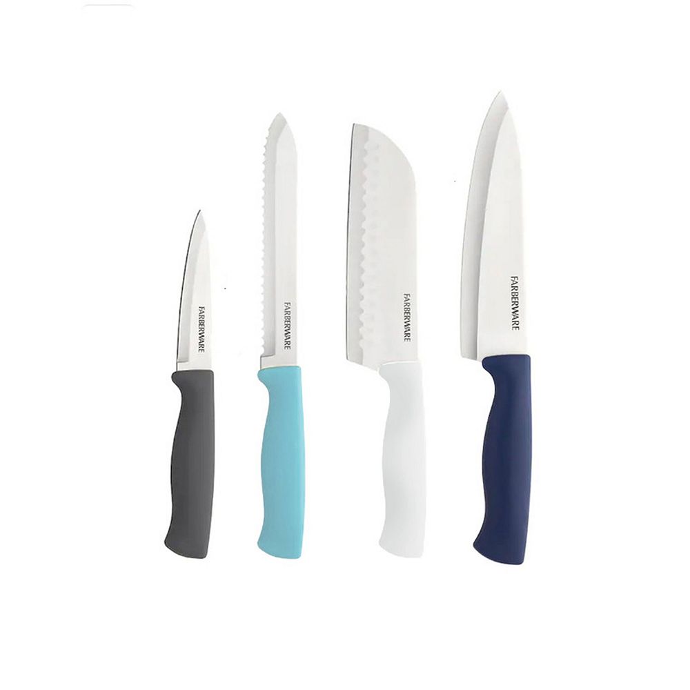 Farberware® 4-pc. Essential Stainless Steel Razor-Sharp Knife Set
