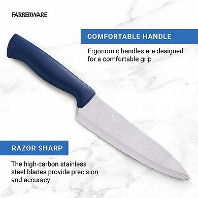 Farberware® 4-pc. Essential Stainless Steel Razor-Sharp Knife Set