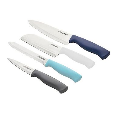 Farberware® 4-pc. Essential Stainless Steel Razor-Sharp Knife Set