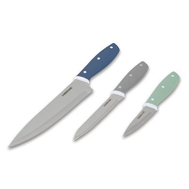 Farberware® 3-pc. Essential Stainless Steel Razor-Sharp Knife Set