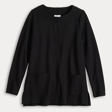 Pull Homme Croft & Barrow – Bleu Marine, Manches Longues, Style Henley – Taille M