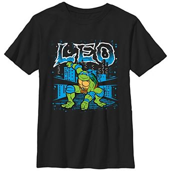 Boys 6-20 Teenage Mutant Ninja Turtles Leo Poster Graphic Tee