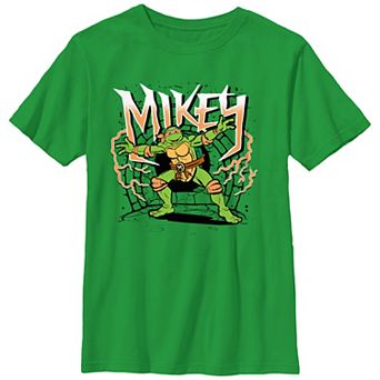 Boys Teenage Mutant Ninja Turtles Mikey Poster Graphic Tee