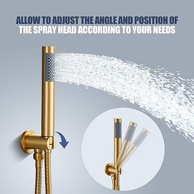 10-inch Round Top Two-function Wall-mounted Shower System