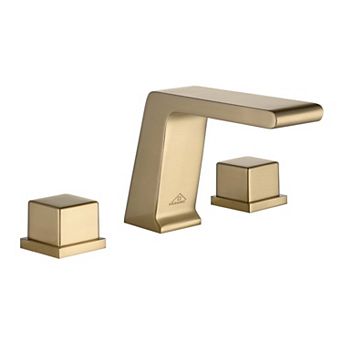 Roman 3 Hole Bathtub Sink Faucet Set Waterfall Spout Bathroom Sink Faucet