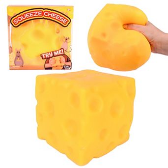 Giggle Zone Squeeze Cheese Squishy Cheese Block