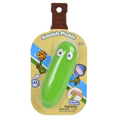 Giggle Zone Squishy Pickle Stretchy Stress Relief Sensory Fidget Toy