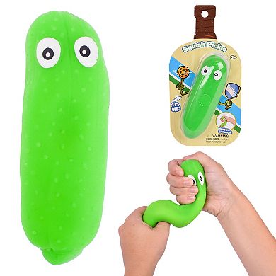 Giggle Zone Squishy Pickle Stretchy Stress Relief Sensory Fidget Toy