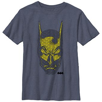 Boys 8-20 Batman Text Filled Mask Graphic Tee