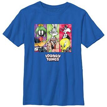 Boys 6-20 Looney Tunes Characters Banners Graphic Tee