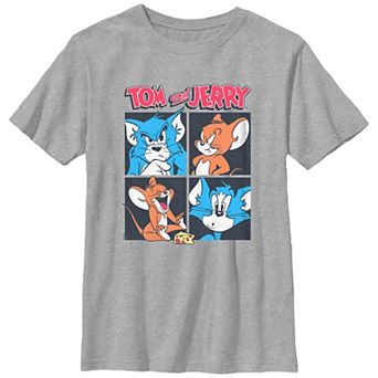 Boys 8-20 Tom & Jerry Funny Faces Graphic Tee