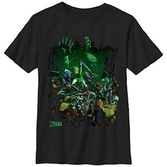 Boys 8-20 The Legend Of Zelda Fight Scene Graphic Tee