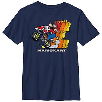 Boys 8-20 Mario Kart Crazy Bike Ride Graphic Tee