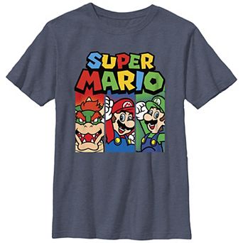 Boys 8-20 Super Mario Bros Happy Brothers Graphic Tee