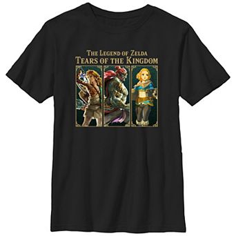 Boys 6-20 The Legend Of Zelda Tears Of The Kingdom Classic Trio Graphic Tee