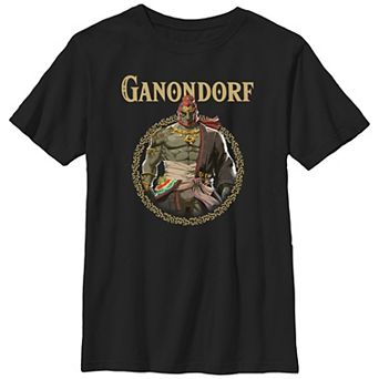 Boys 6-20 The Legend Of Zelda Tears Of The Kingdom Ganondorf Badge Graphic Tee